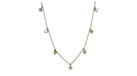 14K Yellow Gold Lab Grown 1.61cttw Diamond Necklace, 18"