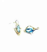 Blue Topaz Earrings