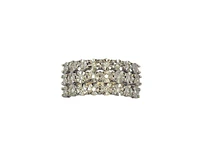 10K 2 Tone Gold 0.25cttw Diamond Ilusion Set Ring - / 4.5