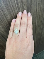 10K Yellow Gold 0.50cttw Diamond Ring - size 6.5