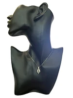 10K Gold 0.25 cttw Diamond Pulse Pendant