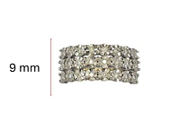 10K 2 Tone Gold 0.25cttw Diamond Ilusion Set Ring - / 4.5