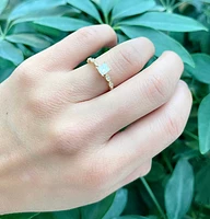 14K Yellow Gold 0.50cttw Diamond Engagement Ring, size 6.5