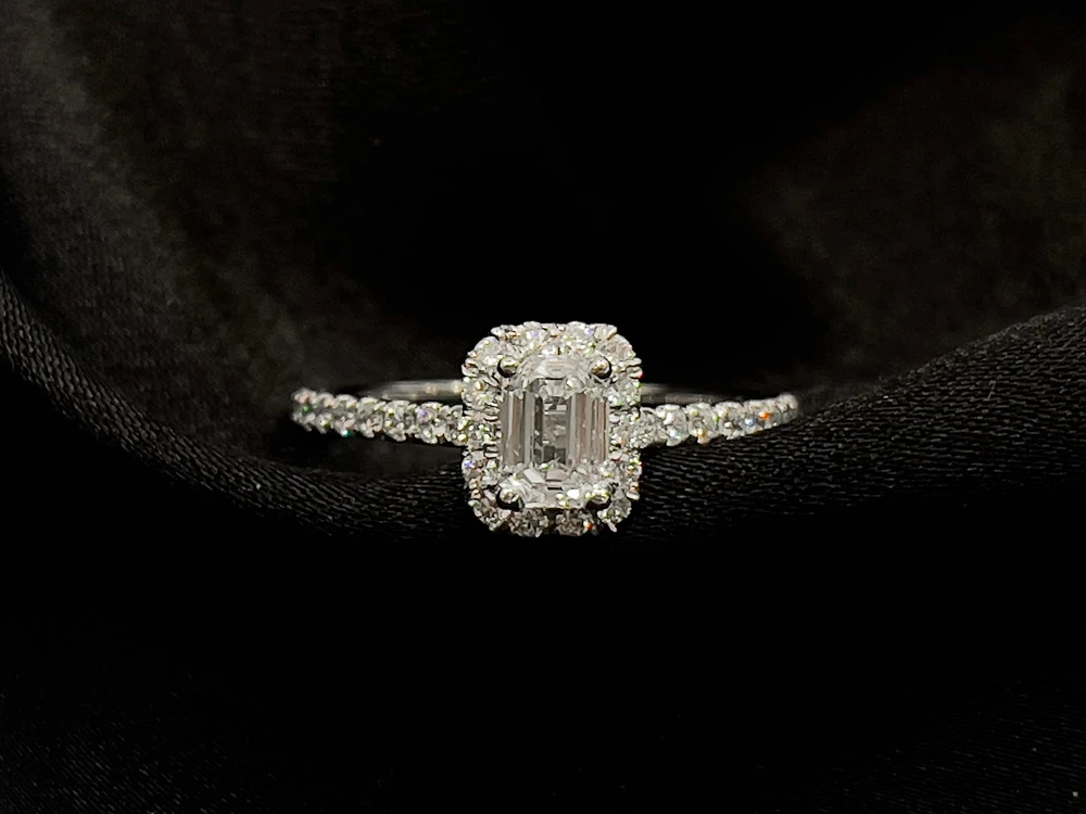 14K Gold 0.84cttw Lab Grown Diamond Engagement Ring - /