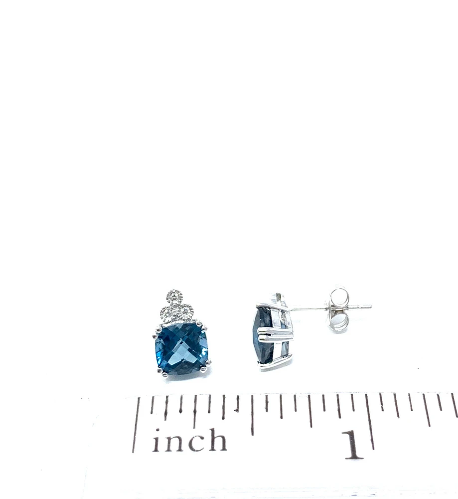 London Blue Topaz Earrings