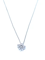 10K Gold 0.04 Canadian Diamond Maple Leaf Pendant