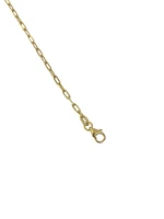 10K Yellow Gold Bracelet, 6.0-6.5"