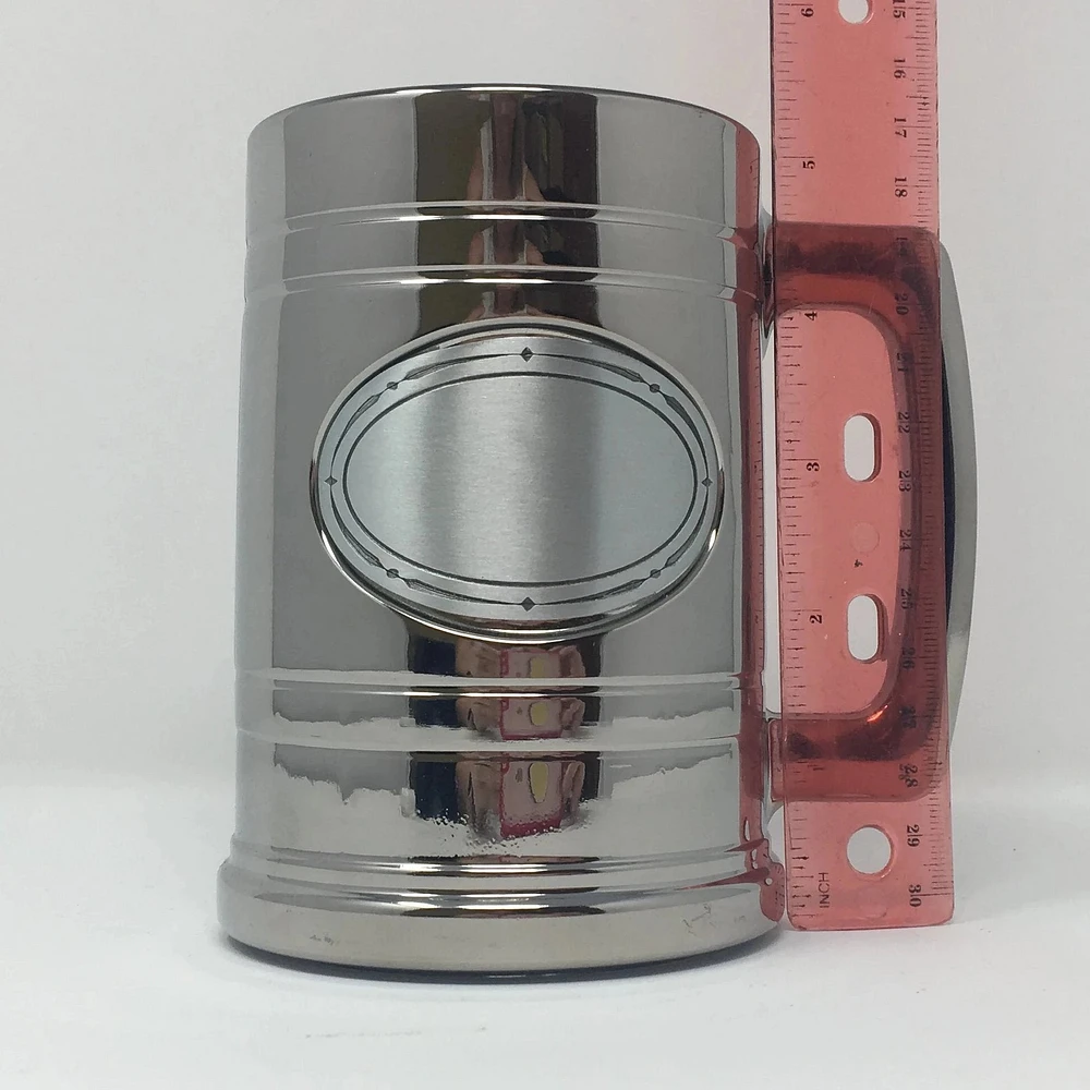 Beer Stein with Metallic Finish