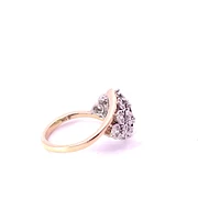 10K Yellow Gold 1.00cttw Diamond Ring - size 6.5