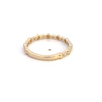 10K Yellow Gold 0.10cttw Diamond Ring, size 6.5