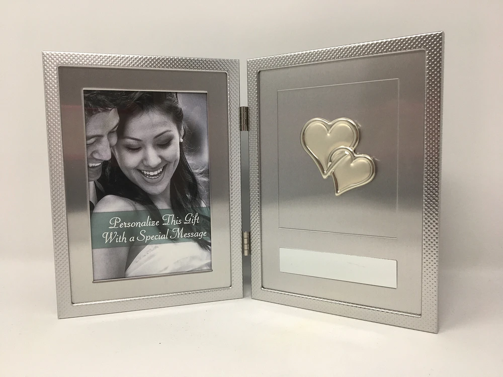 Hinged 4x6 Frame 2 Hearts