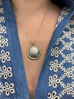 Blue Topaz Pendant