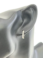 10K Gold Cubic Zirconia 15mm Earrings