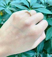 14K Yellow Gold 0.50cttw Diamond Engagement Ring, size 6.5
