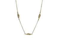 10K Yellow Gold 0.45cttw Diamond Necklace - 20"