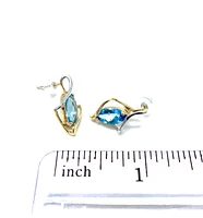 Blue Topaz Earrings