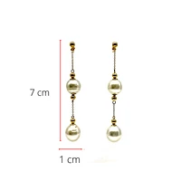 14K Yellow Gold South Sea Pearl Earrings with Butterfly Backs