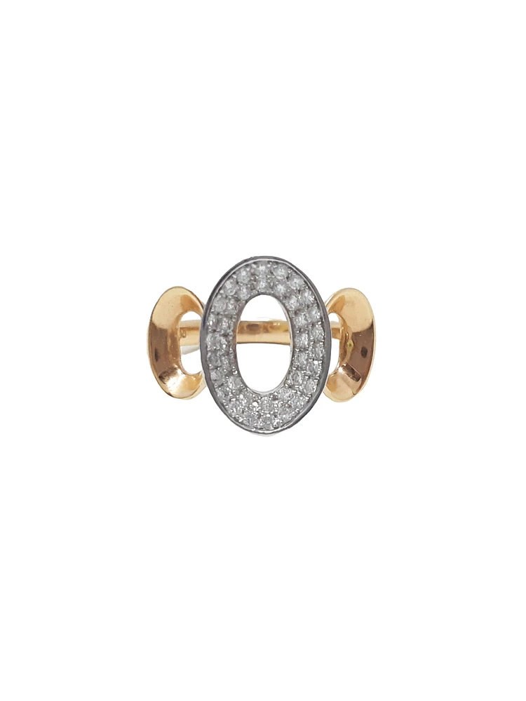 14K Rose Gold 0.31cttw Diamond Ring, Size 7