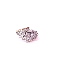 10K Yellow Gold 1.00cttw Diamond Ring - size 6.5