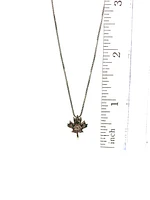 Rose Gold and Silver Diamond Necklace
