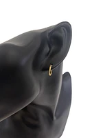 10K Yellow Gold 13mm Earrings