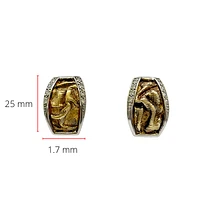 Silver/Gold Plated CZ Earrings