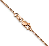 14K Rose Gold Spiga Chain - 0.8mm