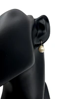 14K Gold Cultured Pearl Earrings with Lever Backs