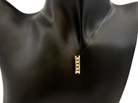 14K Yellow Gold 0.30cttw Diamond Della Falls Pendant - 5mm x 20mm