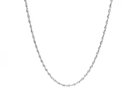 Silver 925 Singapore High Polish 18" Chain