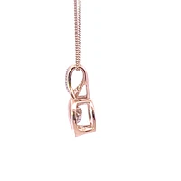 10K Yellow Gold 0.05 cttw Diamond Pulse Pendant