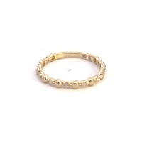 10K Yellow Gold 0.10cttw Diamond Ring, size 6.5