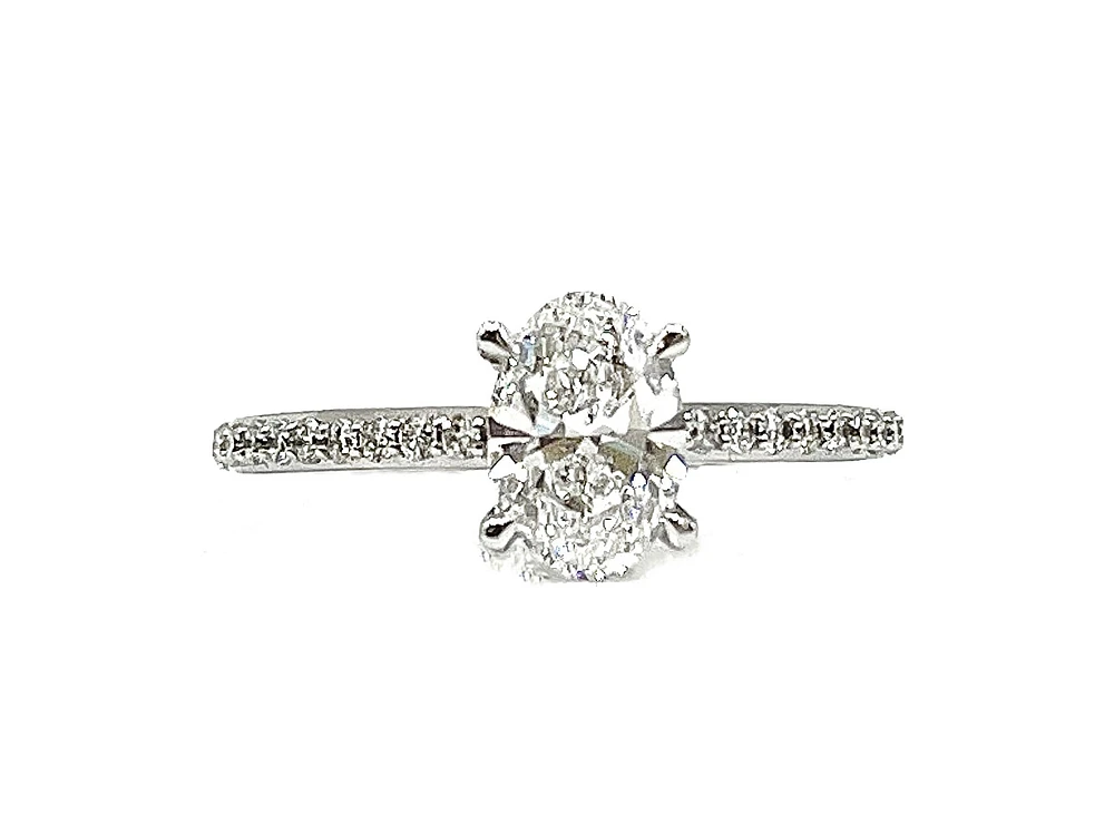 14K Gold 1.20cttw Lab Grown Diamond Engagement Ring, 6.5 - /