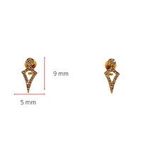 14K Rose Gold 0.11cttw Diamond Earrings