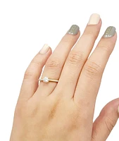 14K Yellow Gold 0.50cttw Diamond Engagement Ring
