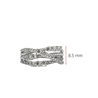14K White Gold 0.69cttw Diamond Band - Size 6.5