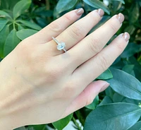 14K Gold 1.20cttw Lab Grown Diamond Engagement Ring, 6.5 - /