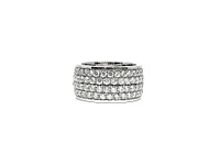 14K White Gold 4.40cttw Diamond Eternity Ring, size 6
