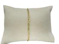 10K Yellow Gold Bracelet, 6.0-6.5"