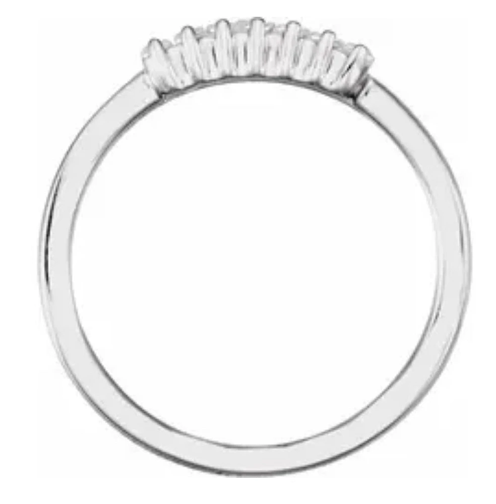 14K White 1/3 CTW Lab-Grown Diamond Ring - 10K Gold