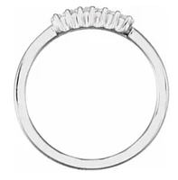 14K White 1/3 CTW Lab-Grown Diamond Ring - 10K Gold