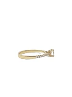 14K Yellow Gold 0.50cttw Diamond Engagement Ring