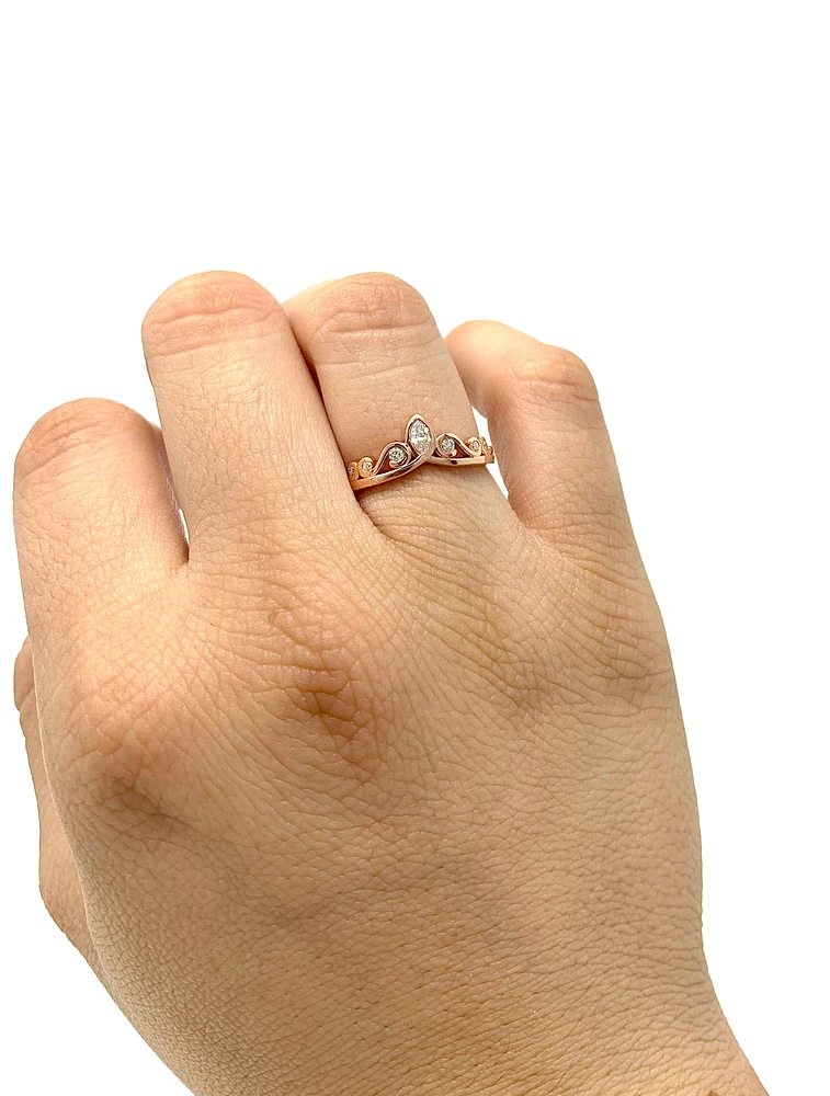 Rose Gold Diamond Ring