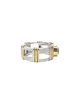 Silver and Citrine Ring