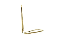 10K Yellow Gold 35mm Earrings