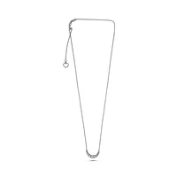 14K White Gold 0.50cttw Diamond Necklace, 18"