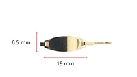 10K Gold Bracelet with Engravable Plate