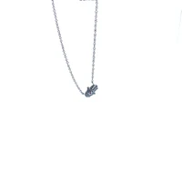 White Gold Hamsa Diamond Pendant