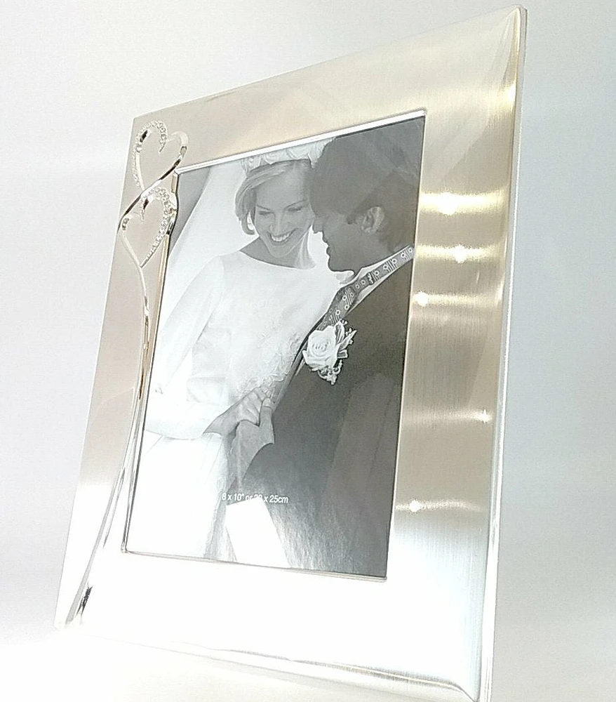 8X11 Frame with Double Heart Design WJ3368