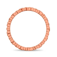 14K White, Yellow or Rose Gold 0.07cttw Diamond Marquise & Dot Eternity Band - 14K White Gold